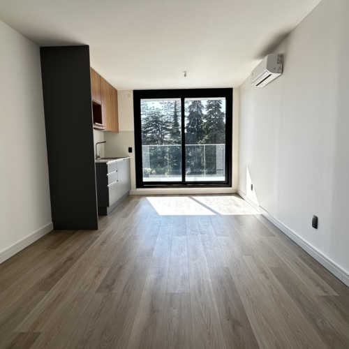 Monoambiente en alquiler a estrenar en La Blanqueada, ubicado en el edificio Los Olímpicos by Block.